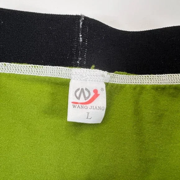 Wang Jiang Color Block Square Cut Trunk Briefs Blue Red & Green Mens Size Medium - Picture 5 of 6